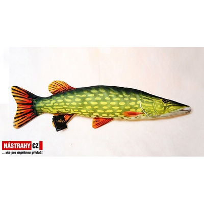 Gaby polštář Štika obecná plyšová Mini 35-45cm – Zboží Dáma