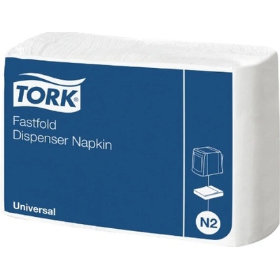Tork Ubrousky 25x30 300x36 karton 10800ks 1-vrstvé bílé zásobníkové N2