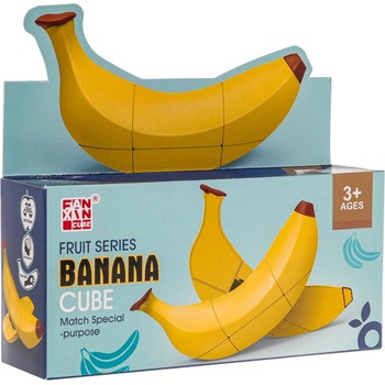 Inlea4Fun Edukačná puzzle kocka BANANA CUBE - banán