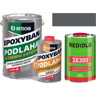 Epoxyban sada ředidlo S6300 4 l a 20 kg tmavě šedá