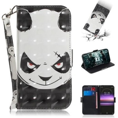 Pouzdro Decor PU kožené peněženkové Sony Xperia 1 - panda – Hledejceny.cz