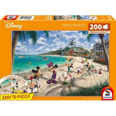 Schmidt Thomas Kinkade Mickey a Minnie na Floride 200 dielov