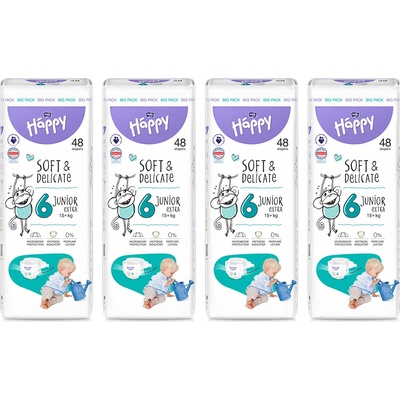 Bella Happy Soft & Delicate BigPack 6 15+ kg 4x48 ks 192 ks