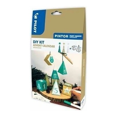 PILOT Pintor Fine Kreatívna sada akrylových popisovačov 0,9-1,5mm - Adventný kalendár 3 ks
