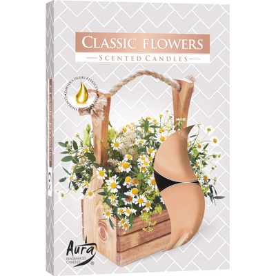 Bispol Aura Classic Flowers 6 ks