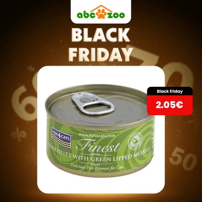Fish4Cats Finest tuniak s mušľami 70 g