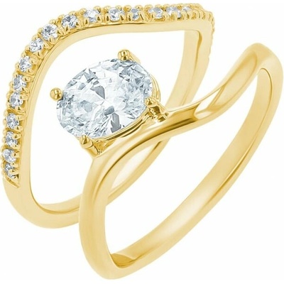Eppi Romantický zásnubný set prsteňov s lab grown diamantmi Thea RE48962