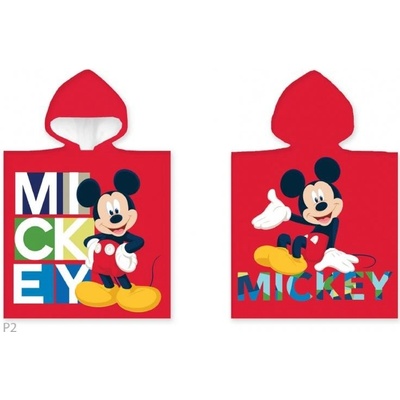 Carbotex Bavlnené pončo 55 x 110 cm Mickey Mouse MM2295102