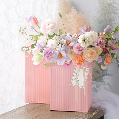 Floristický obal FB12189 18x13x23,5cm 10 kusů v balení - 1 růžový