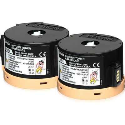 Epson Double Return Toner Cartridge Pack 2 x 2.5k (C13S050711)