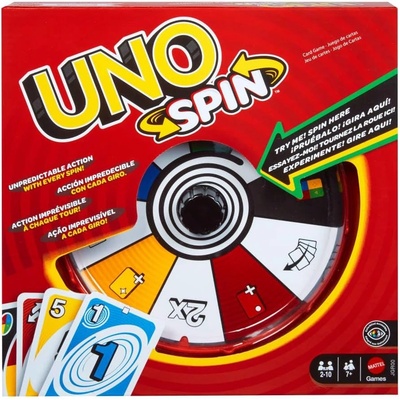 Mattel Карти за игра UNO Spin (JGR00)