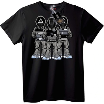 NOONEBRAND Тениска Nike геометричен отбор - 5XL, White
