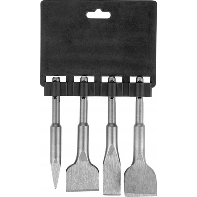 Sada krátkych dláta na betón 14 x 1-2-4 cm SDS-plus PARKSIDE