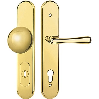 Twin DAVID ELEGANT HTSI 4500 DEF PZ 90 mm kľučka ľavá/guľa mosadz leštená
