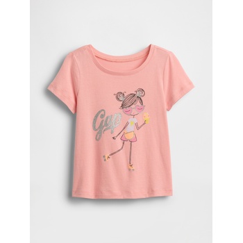 GAP Детска тениска с логото на GAP GAP | Cherven | Момичешки | 12-18 месеца