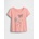 GAP Детска тениска с логото на GAP GAP | Cherven | Момичешки | 12-18 месеца
