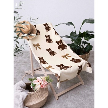 MKLozkoviny Osuška Plyšové medvedíky 70 x 140 cm