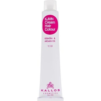 Kallos KJMN Cream Hair Colour Keratin & Argan Oil постоянна боя за коса с арганово масло и кератин 100 ml нюанс 77.44I Medium Intense Copper Blond за жени