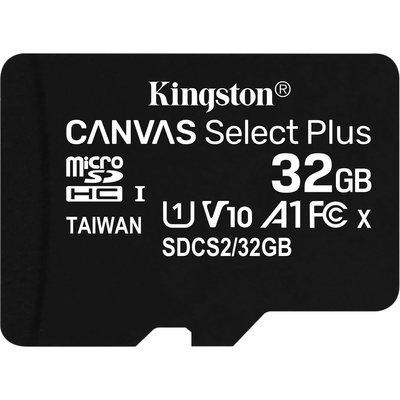 Kingston Canvas Select Plus microSDHC 32 GB SDCS2/32GBSP – Zboží Živě