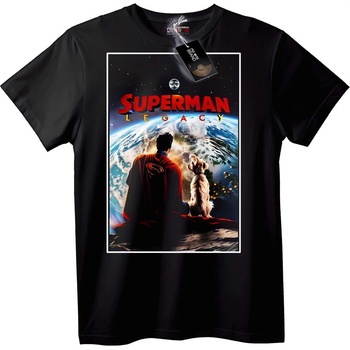 NOONEBRAND Тениска Superman Legacy с Krypto - M, Black