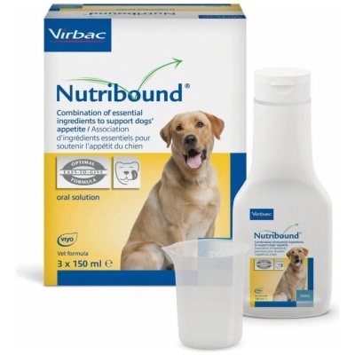 Virbac Nutribound Convalescence doplňky stravy pro psy 3 x 150 ml