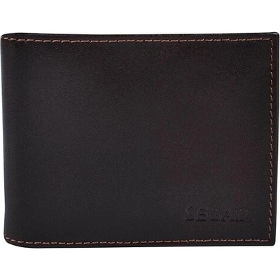 Segali kožená dolarovka 1751 dark brown