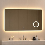 Inter Ceramic Огледало за баня с вградено led осветление Алвин, 160х90 см с нагревател