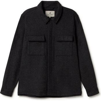 TWOTHIRDS Мъжка риза с копчета TWOTHIRDS Owen Shirt - Anthracite Melange (033-2894-0112)