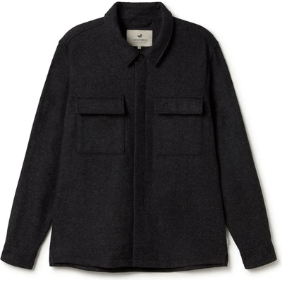 TWOTHIRDS Мъжка риза с копчета TWOTHIRDS Owen Shirt - Anthracite Melange (033-2894-0112)