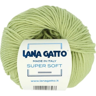 Lana Gatto Super Soft 9067 hráškově zelená