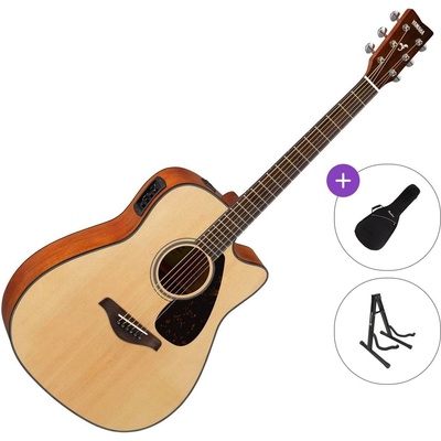 Yamaha FGX800C Standard SET Natural Електро-акустична китара Дреднаут