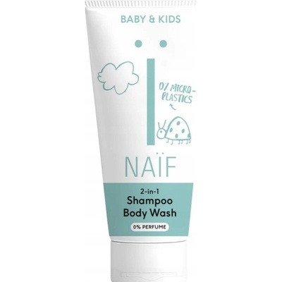 Naif Baby & Kids 2v1 Mycí gel + šampon pro děti bez parfemace 200 ml
