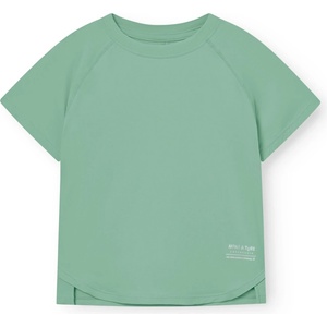 Mini A Ture Детска спортна тениска Mini A Ture Kid's Matbjergi T-Shirt Sport shirt - Basil Green - размер 146 (704-5760-0217)