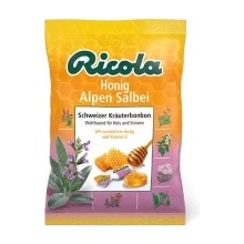 Ricola švýcarské bylinné bonbóny alpská šalvěj med 75 g