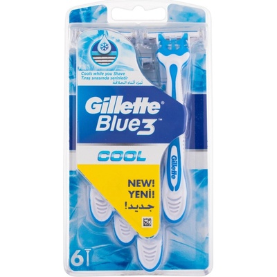 Gillette Blue3 Cool 6 ks