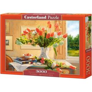 Castorland Пъзел Castorland от 3000 части - Цветя на масата (C-300594-2)