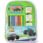 Multiprint Творческа раница Hot Wheels с 10 миещи се флумастера, 4 печата и 30 стикера