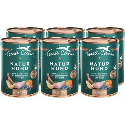 Terra Canis Naturhund Chicken & Rabbit 6 x 400 g