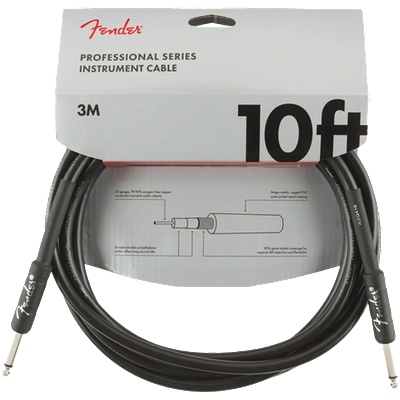 Fender Professional cable 3m S/S Black