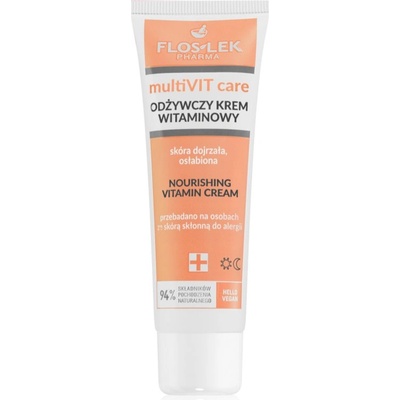 FLOSLEK multiVIT care подхранващ крем с витамини 50ml