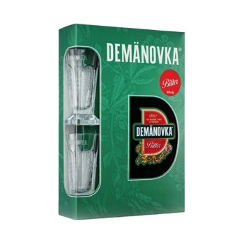 Demänovka Bitter 38% 0,7 l (darčekové balenie 2 poháre)