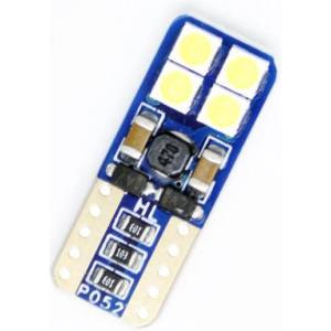  Диодна крушка Т10 с 8 smd 3030 12-30V - Canbus (T10CAN3030)