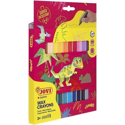 Jovi Jumbo Wax Crayons Восъци 24 бр (980/24)