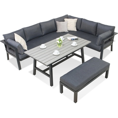 Garden Point Алуминиев градински ъглов диван Sydney Comida 8 Garden Point с пейка (GAP315-COM8L)
