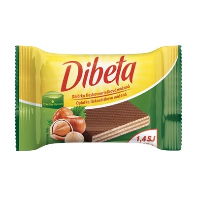 Diabeta Oblátka lieskooriešková máčaná 25 g