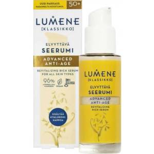 Lumene Klassikko Deeply Hydrating Serum Дълбоко хидратиращ серум против бръчки с хиалуронова киселина