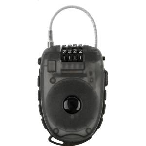 M-Wave Кабелен катинар M-wave Lock'n'Roll D 24.9 Aufroll-Zahlenschloss Bike lock - Black - размер 2, 4 x 900 mm (870-2992-0111)