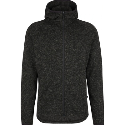 Heber Peak Мъжко поларено яке Heber Peak CrownHe. II Knit Zip Hoody Fleece jacket - Black Melange (005-5548-0112)