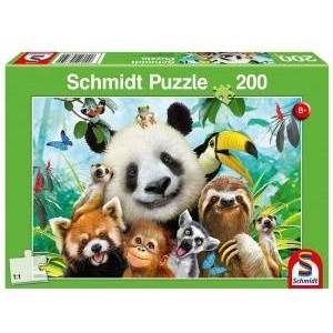 Schmidt Spiele Puzzle 200 Cheerful Pets G3