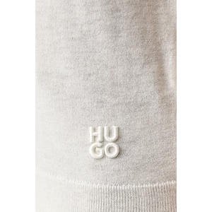 HUGO BOSS пуловер с къси ръкави дамски с вълна Sessinak (50570088)